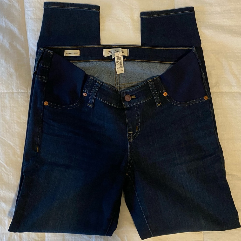 Madewell Women's Skinny Jeans in Dark Blue Wash